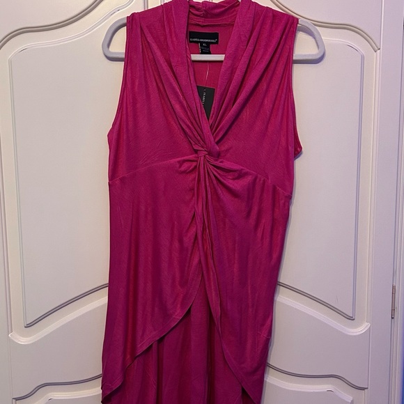 Isabella Rodriguez Rose Violet Wrap Dress - Picture 1 of 6